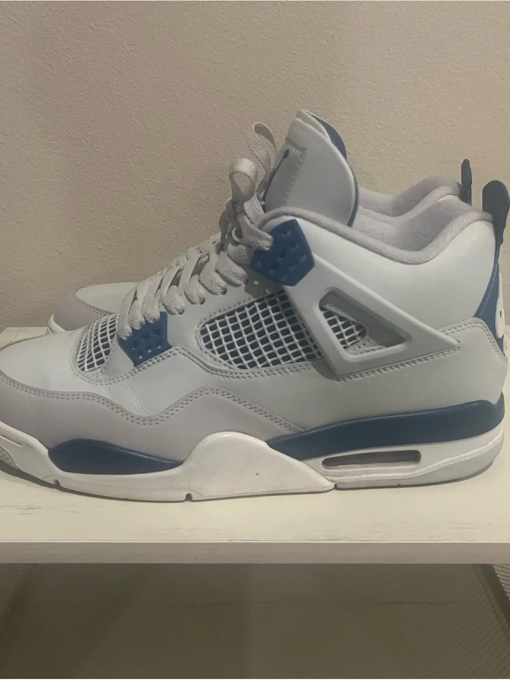 Jordan 4 Mid-Top Military Blue’s